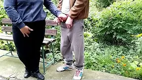 Hot mature stepmom gets spunk on her firm massive behind