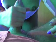 Public Sunhouse POV Bj Cum on body CAUGHT Bj at solarium big ass
