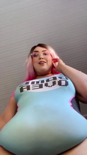 BBW Gamer Girl Uses You As Her Chair
