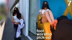 18yo Student-Worker Is Picked Up After Her Part-Time Shift Is Over - Foot Worship Pick Up 7