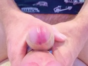 Got way too Horny so had to Rub our Cocks Together So much Cum / Uncut cock to cock action Frot