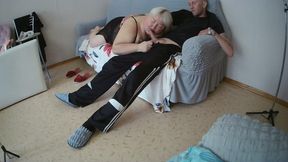 Mother-in-law Gives a Long Deep and High-quality Blowjob Before My Cumshot in Her Mouth