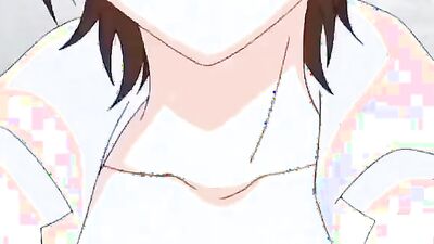 Shy anime cutie gives a sloppy BJ before getting pounded in public