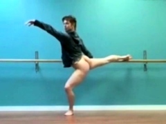 Male ballet practice (without tights!)