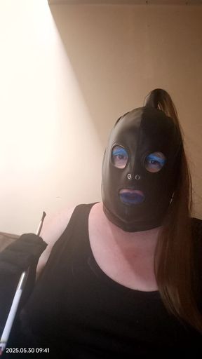 Fat Tranny Smoking Using a Long Handled Holder