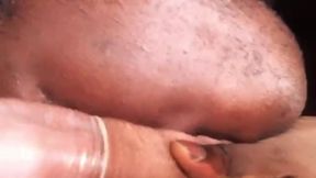 Rubbing Cock to my skin