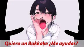Spanish JOI Bukkake Roleplay – Hot Anime Girlfriend Guiding Your Deepthroat & Ejaculation