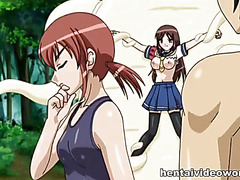 Cute teen girls in anime hentai videos