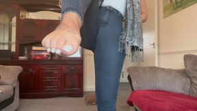 Miss Sinfultoes Your Face And Chest Is For Trampling On