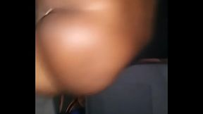 Dark skin ebony bouncing on bbc on s. G.G.C