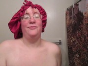Using Deep Coniditoner on my Hair Right Out of the Shower
