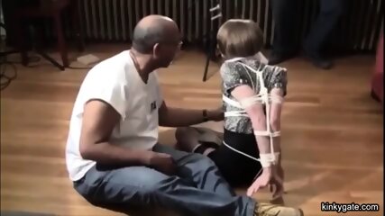 Ann 19 tied up by her angry stepdad