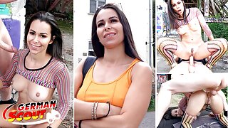 GERMAN SCOUT - PUBLIC ANAL SEX CASTING WITH JESSY JEY