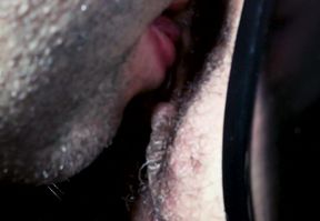 I licked her latex pussy until she cums