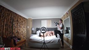 White Cock Snatches the Soul of Ebony Super Model Bts