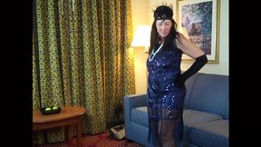 milf flapper deep throats black dick