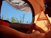 Dirty Talk in Tent, Big Load/Orgasm