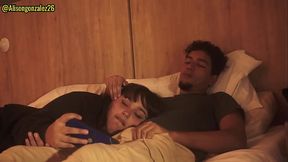 I'm sleepy stepbrother, let me lie on your legs, but don't put your penis in my mouth please!!