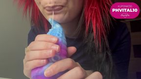 Stepsister Dildo Test