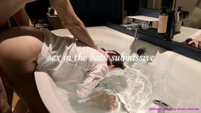 sex hard with my lover in bathroom