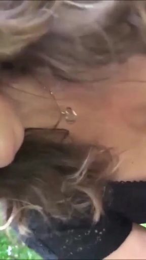 Powerful moment from &quot;German Granny Seduce to Creampie Fuck Outdoor by Young Guy&quot;