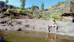 mountain lake and sperm