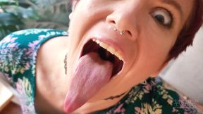 POV Long Tongue Giantess Flicker Twist Finds & Eats You