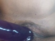 Close-Up Solo Play With My Dildo