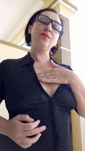 black blouse