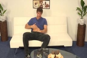 blonde chap tempted And Massagede With Oil