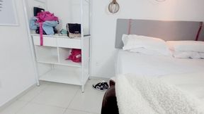 THE DELICIOUS CLEANING WOMAN CLEANING HER HOUSE LEAVING A FART SMELL - BY SOPHIA FABER - CLIP 01