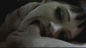 Goth MILF Facefucked by Big Midwestern Cock