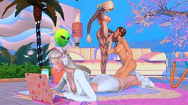 PERVERTED FUTA MISTRESS ARRANGED HARD ANAL SEX AND FACEFUCK WITH STEPSISTER (SIMS + ANIME HENTAI + SFM)