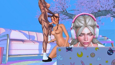 PERVERTED FUTA MISTRESS ARRANGED HARD ANAL SEX AND FACEFUCK WITH STEPSISTER (SIMS + ANIME HENTAI + SFM)