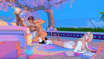 PERVERTED FUTA MISTRESS ARRANGED HARD ANAL SEX AND FACEFUCK WITH STEPSISTER (SIMS + ANIME HENTAI + SFM)