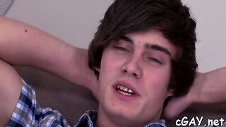 Immodest oral stimulation for lusty gay