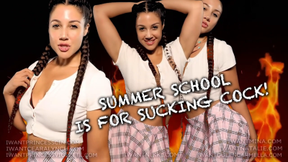 Summer School is for Sucking Cock!