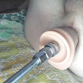 Fucking machine anal bareback.