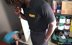 BBC LP officer fucking the bearded cleaner guy