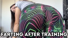 Unstoppable farts after training in my leggings!