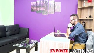 Exposed Latinas - My boss caught me masturbating and banged me in the office - Shaira