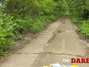 I had to cut off my clothes and walk a few miles back to my car.