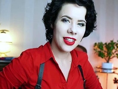 Madame Juliette After Class Spank Me Teacher Leather Gloves