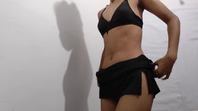 Selene Is Horny and Masturbates with Her Dildo
