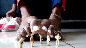 Sneakers Full of Surprises - La-familia Group of Tinnies Gets Crushed, Stomped and Worn Out