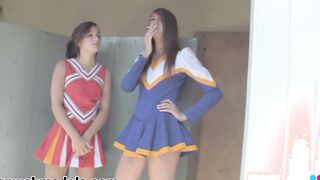 Dyke Cheerleaders Cassandra Nix And Mary Jane Johnson Lick Twat.