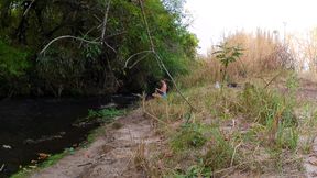 Strangers are caught having sex at the waterfall.