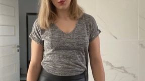 How I would dominate you in Leggings? + foot worship