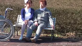 Naughty Nurse Takes Patient Outdoors for Kinky Fuck Fest