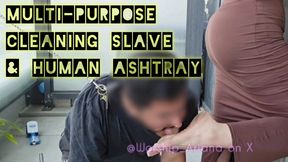 Multi-Purpose Cleaning Slave & Human Ashtray